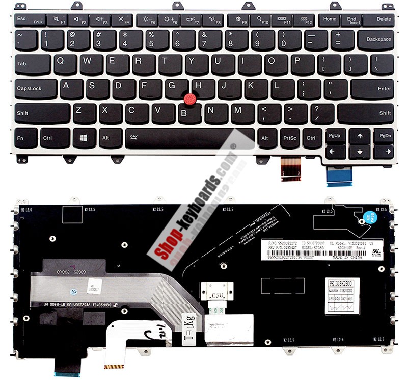 Lenovo 00PA129 Keyboard replacement