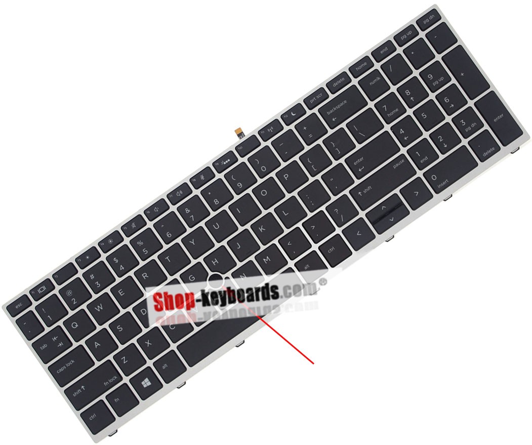 HP L01027-161 Keyboard replacement