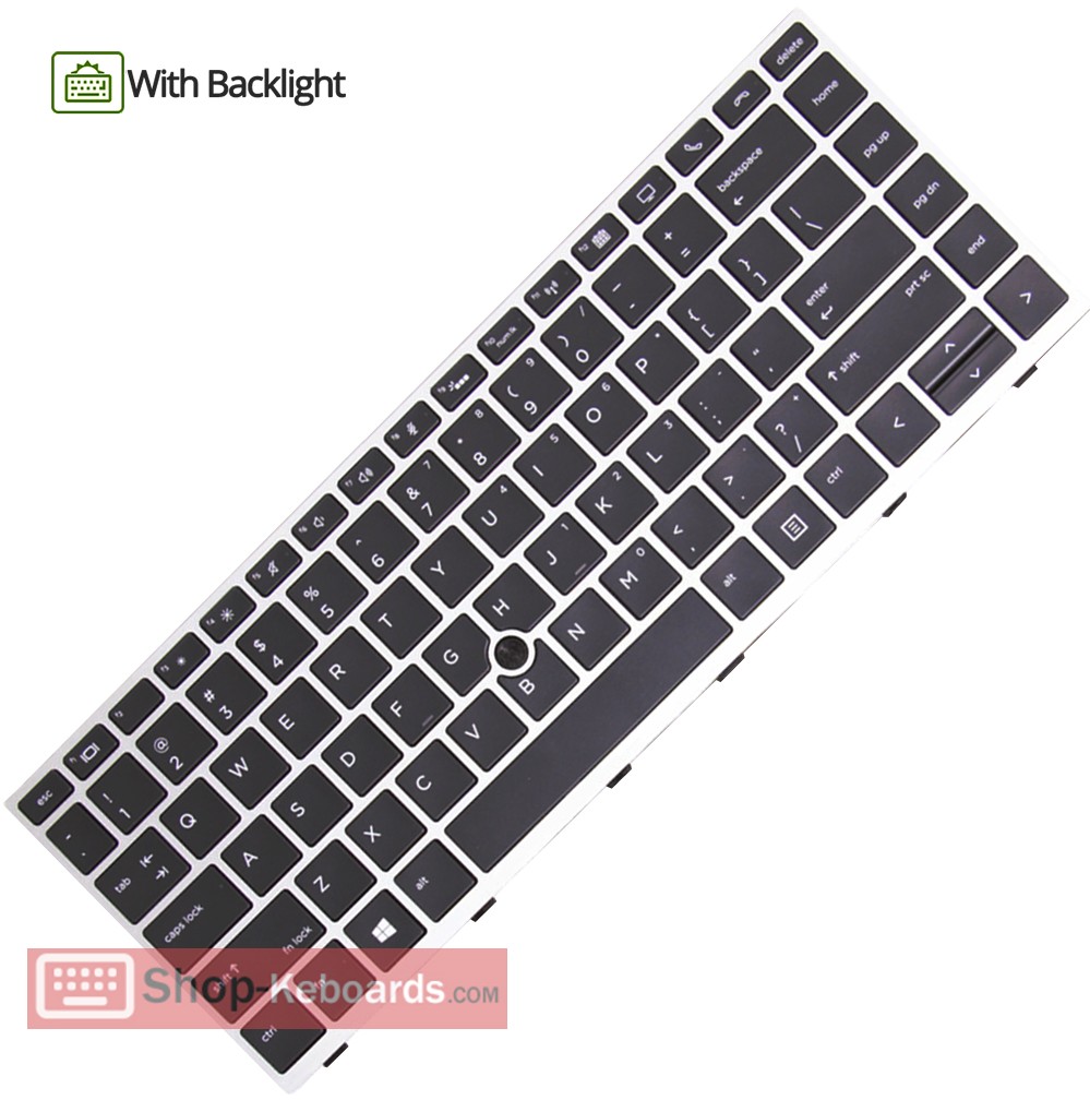 HP ZBook 14u G5 Keyboard replacement