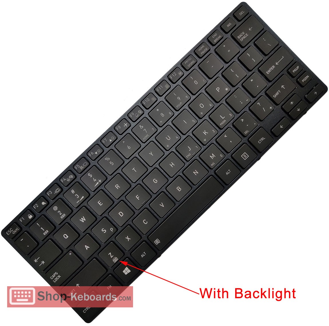 Toshiba TBM18C76GBJ356 Keyboard replacement