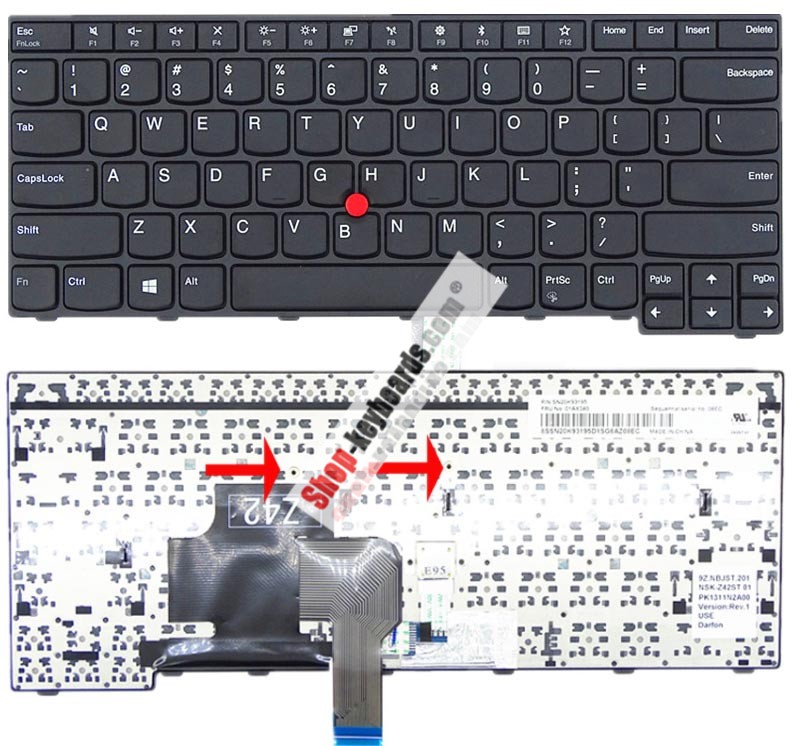 Lenovo SG-84500-XTA  Keyboard replacement