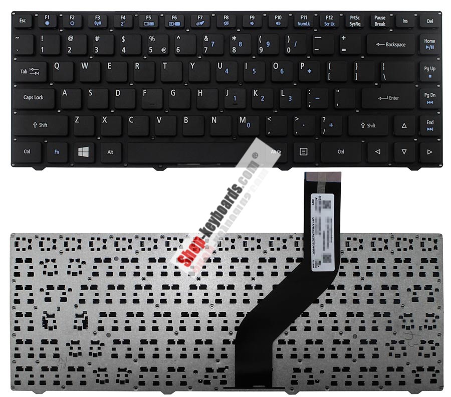 Acer Aspire One Cloudbook 1-431 Keyboard replacement