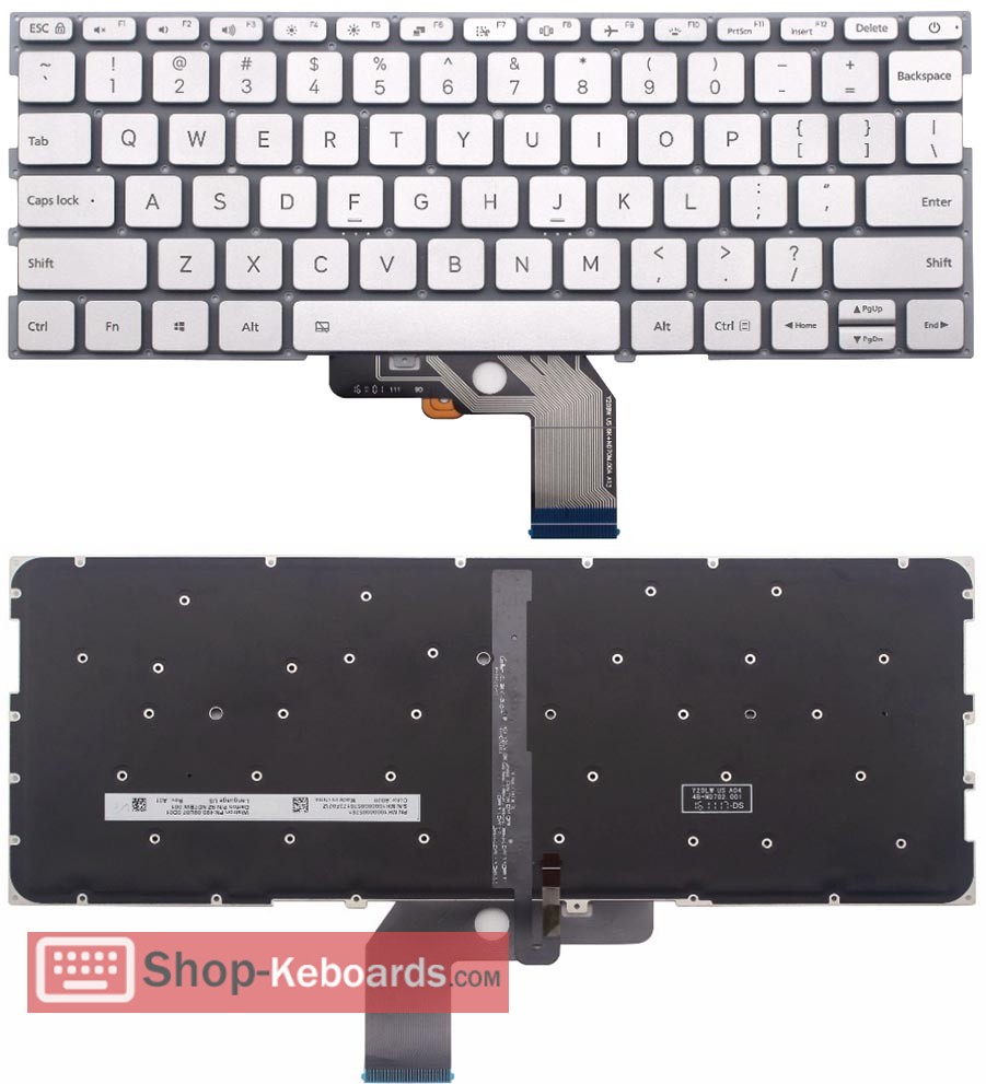 XIAOMI Notebook Air 13 2018 Keyboard replacement