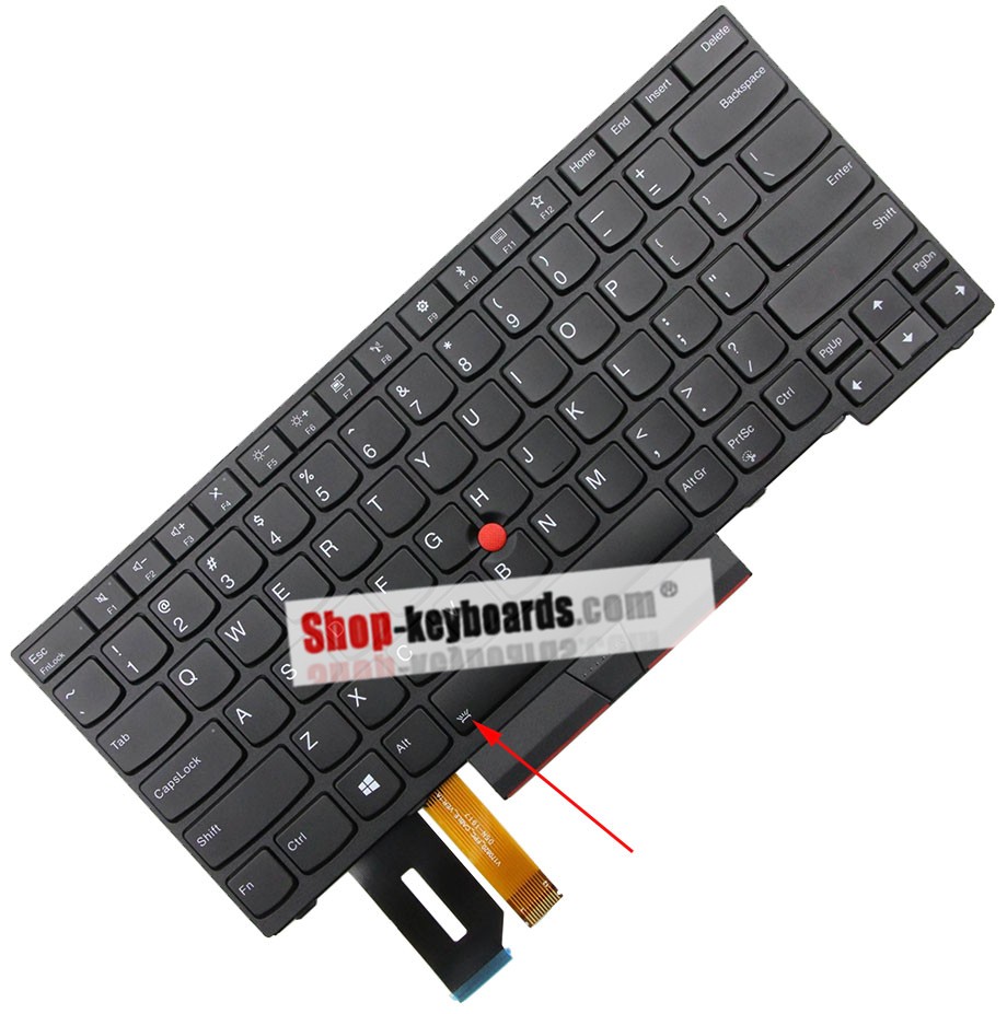 Lenovo ThinkPad L480 Type 20LT Keyboard replacement