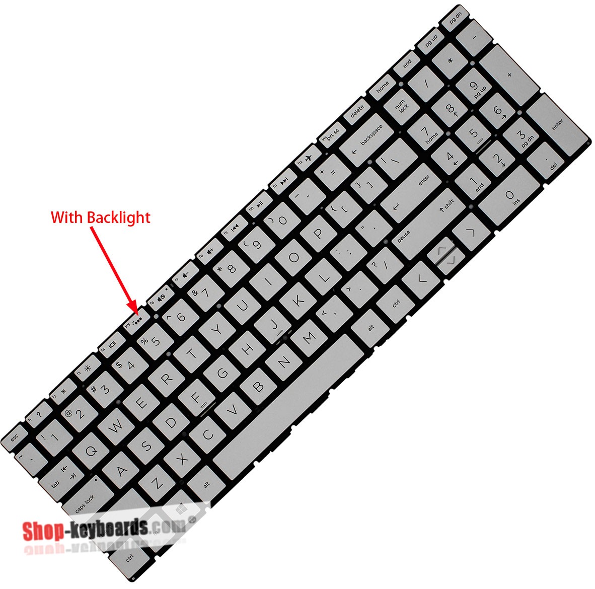 HP PAVILION 15-EC1028AX  Keyboard replacement