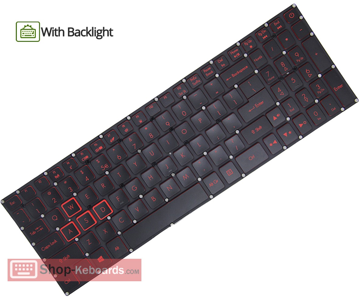 Acer PREDATOR PH317-51-506G  Keyboard replacement