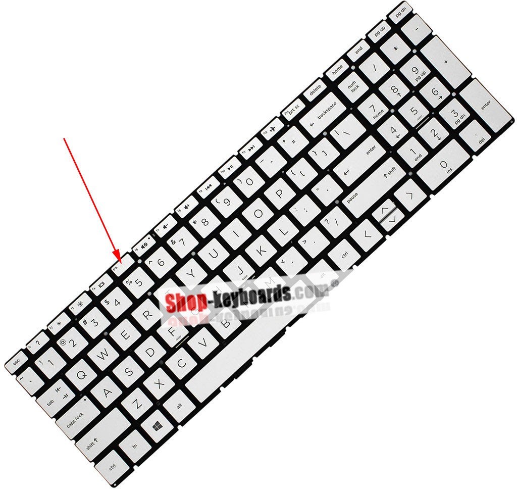 HP 15S-DU0XXX Keyboard replacement