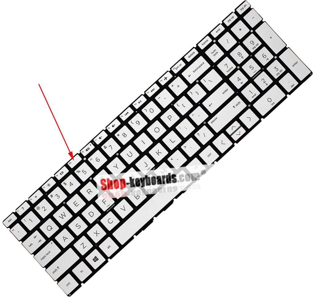 HP 15-DA0030NK  Keyboard replacement