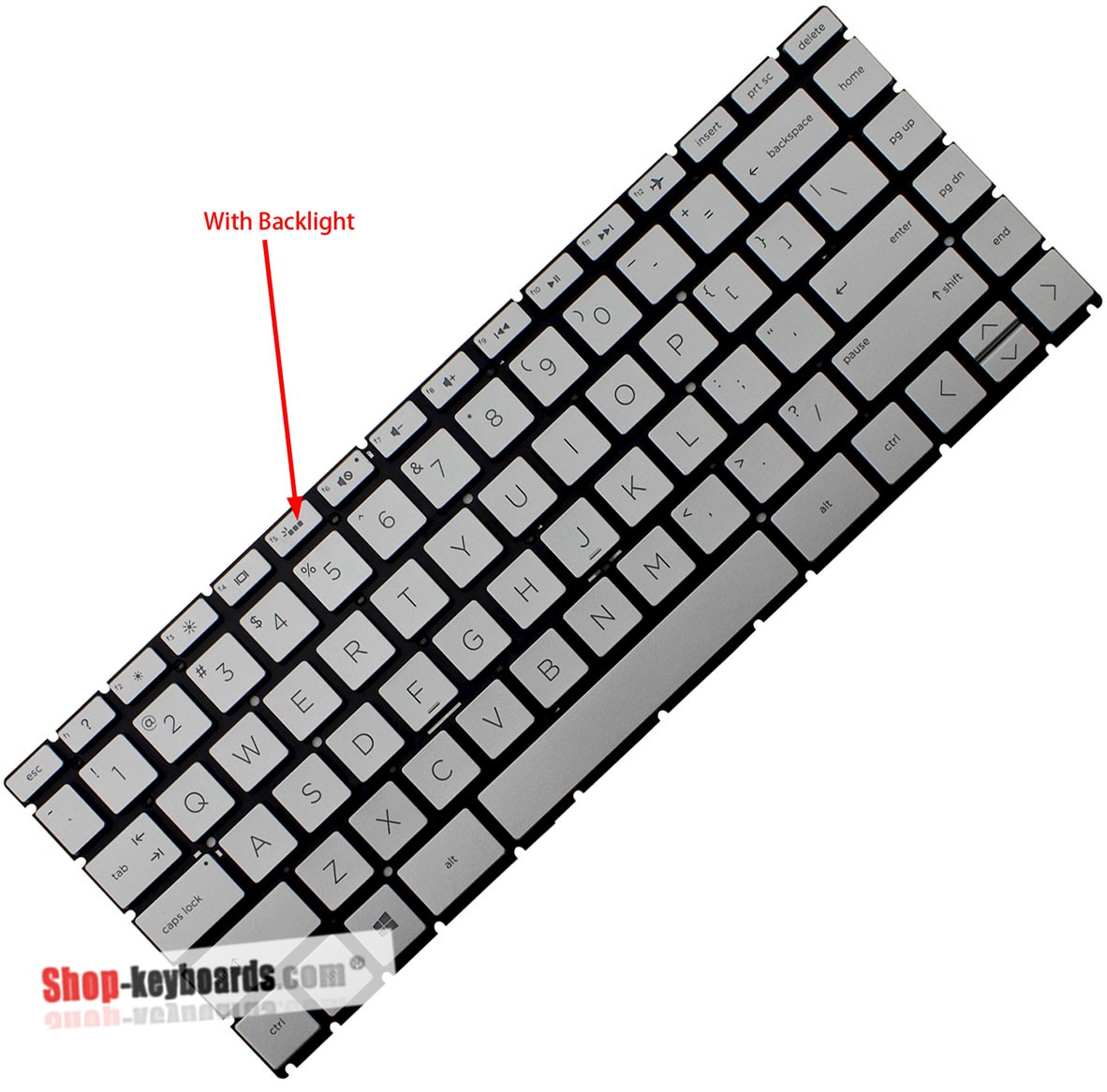 HP Pavilion X360 14-DH0030NL  Keyboard replacement