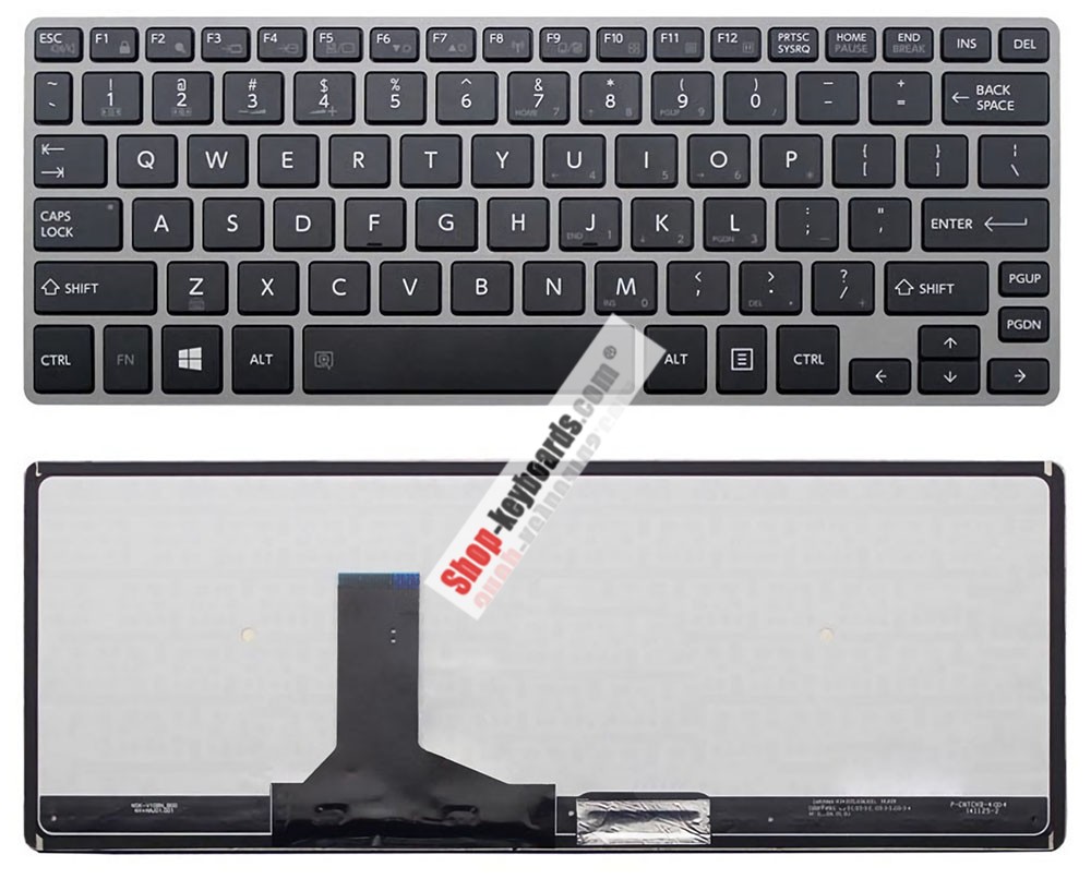 Toshiba 9Z.NAJBN.5O1 Keyboard replacement