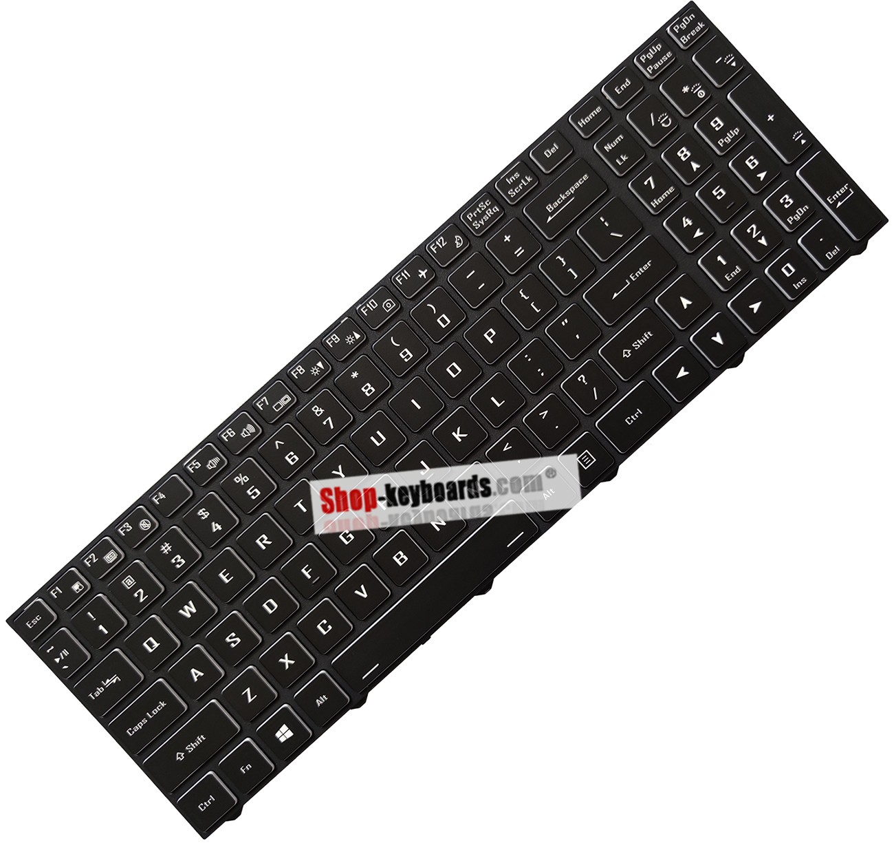 Clevo 6-80-N15Z0-072-1 Keyboard replacement