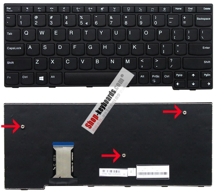 Lenovo 5N20W41883 Keyboard replacement
