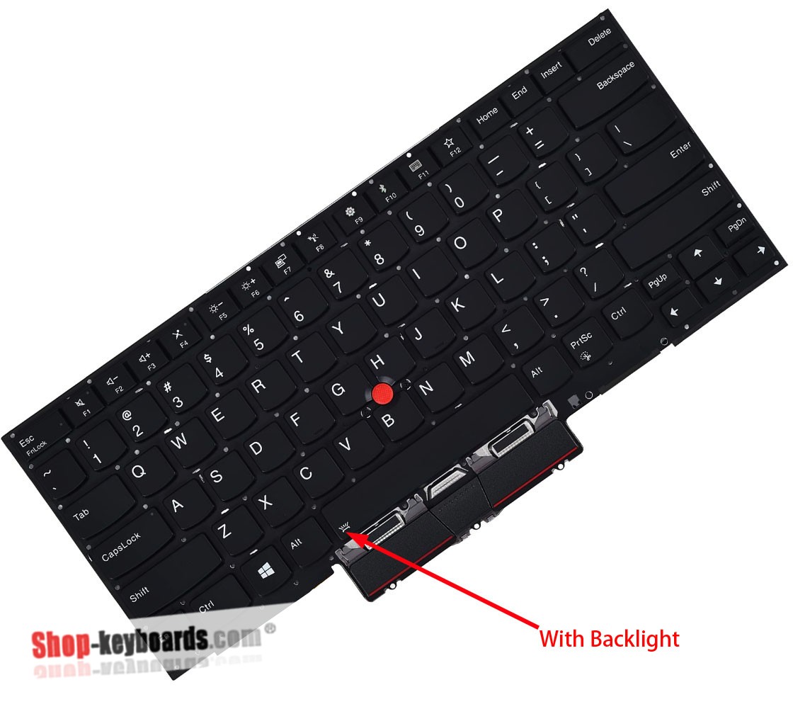 Lenovo ThinkPad X1 Carbon 7th Gen 20R1 Keyboard replacement
