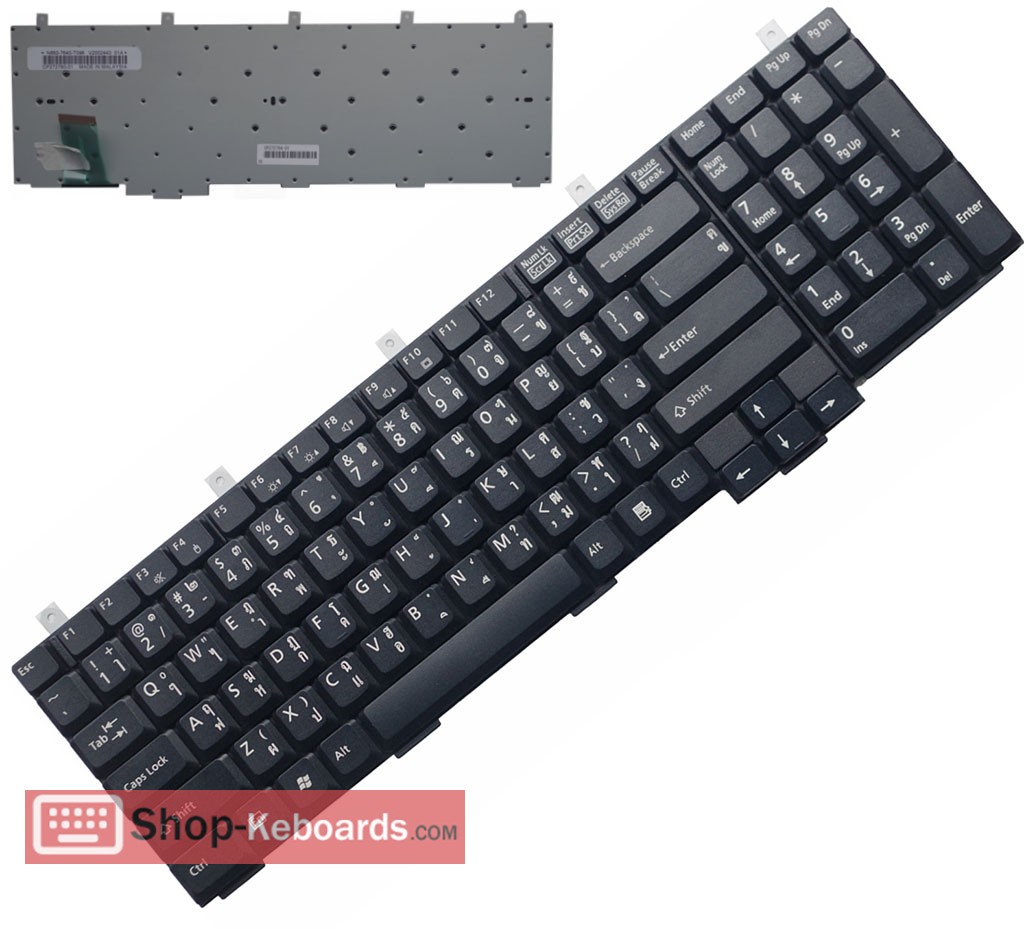 Fujitsu V2002443 Keyboard replacement