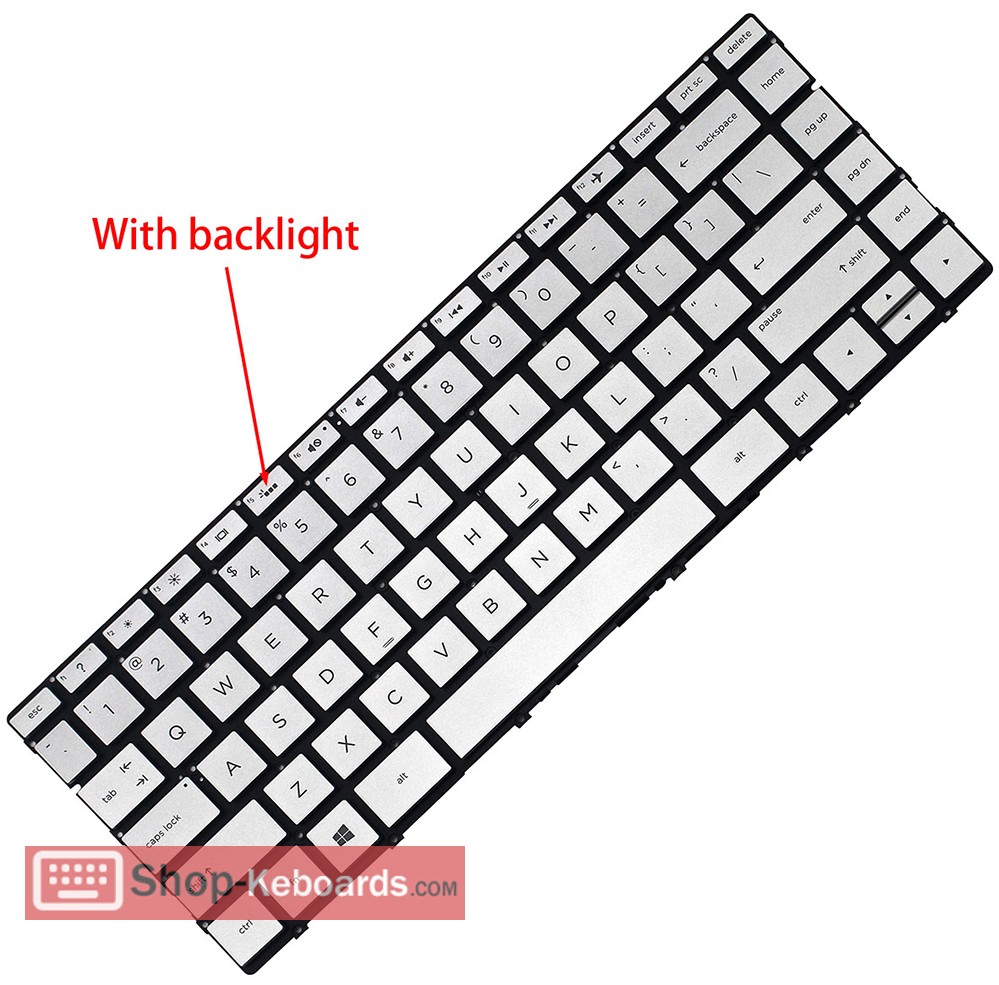 HP SPECTRE X360 13-AE052NR  Keyboard replacement