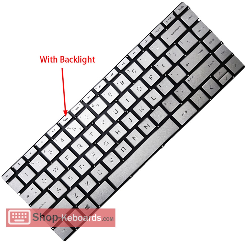 HP ENVY 13-AH0001NA  Keyboard replacement