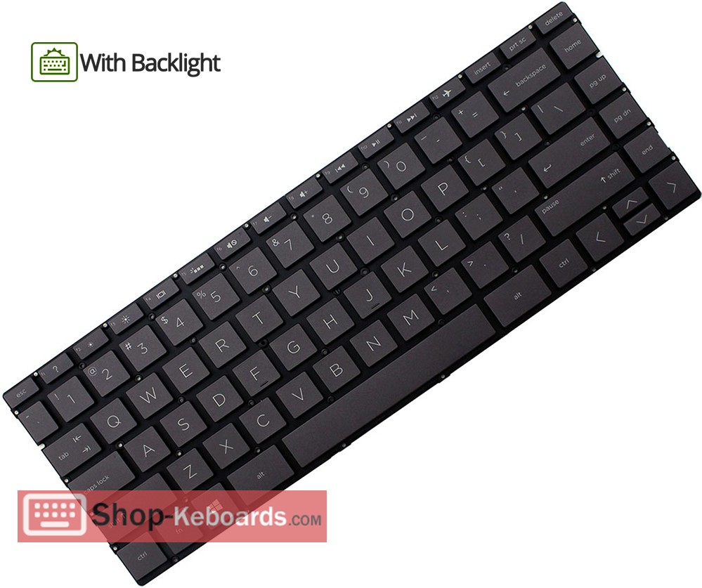 HP ENVY 13-AH0001NA  Keyboard replacement