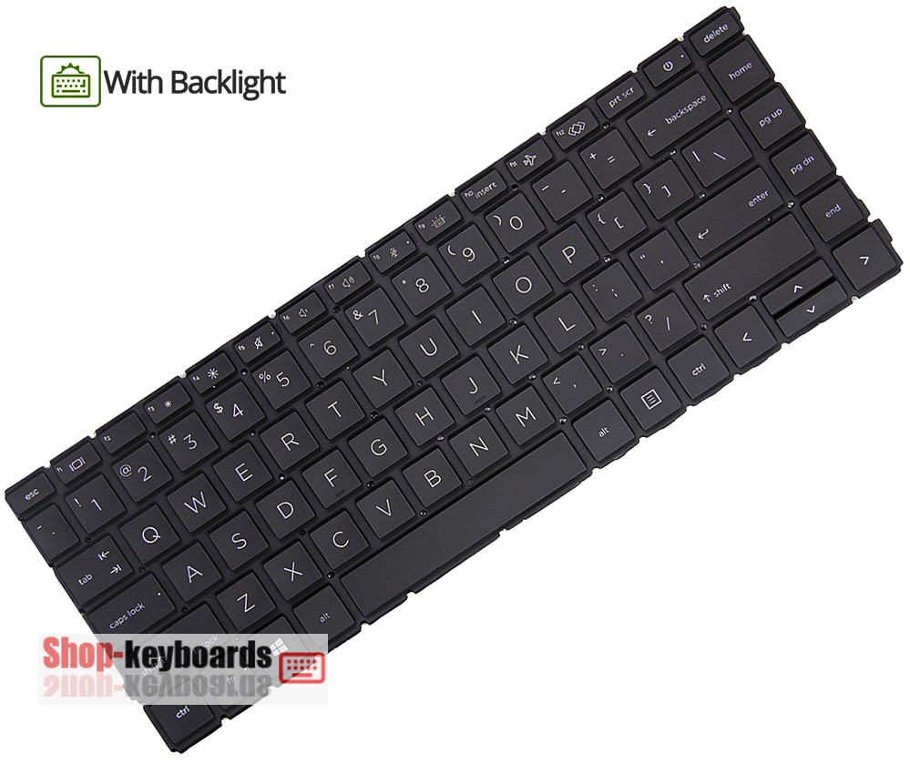 HP N01287-251 Keyboard replacement