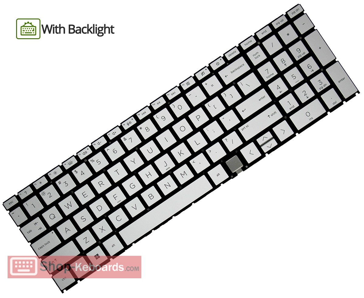 HP PK132UR1C23  Keyboard replacement