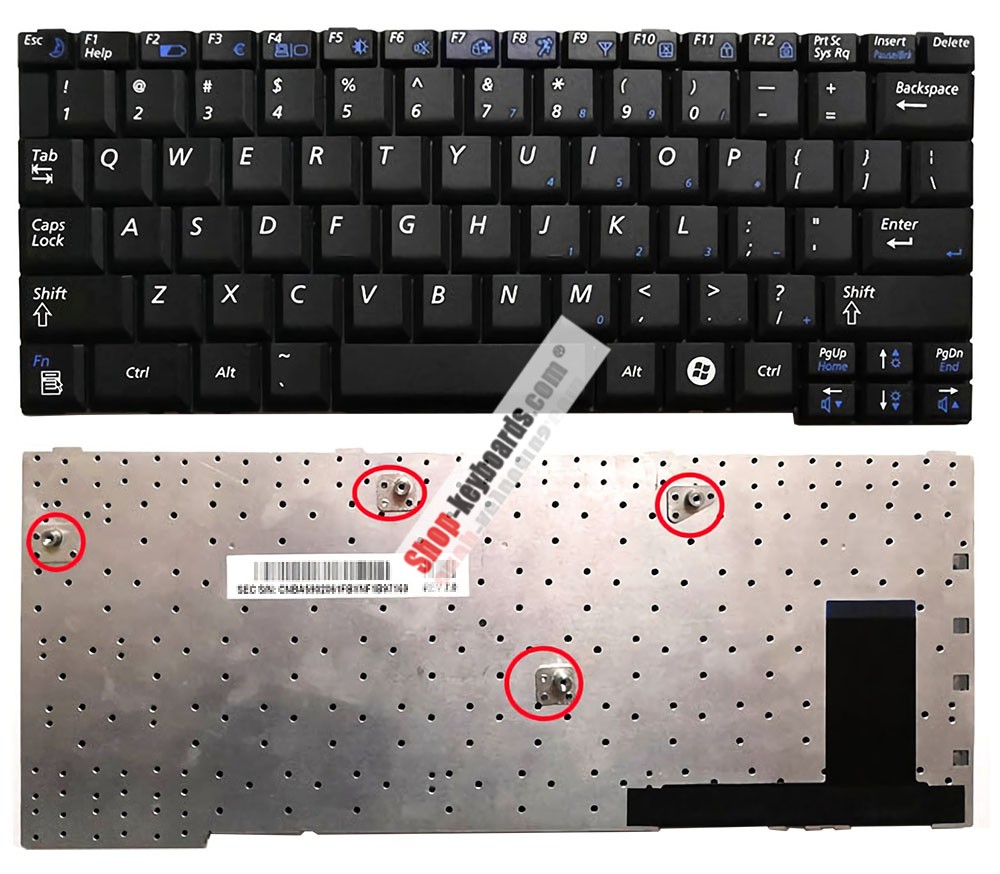 Samsung BA59-02061C Keyboard replacement