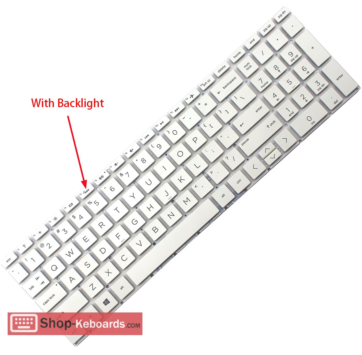 HP 15-DA0119NE  Keyboard replacement