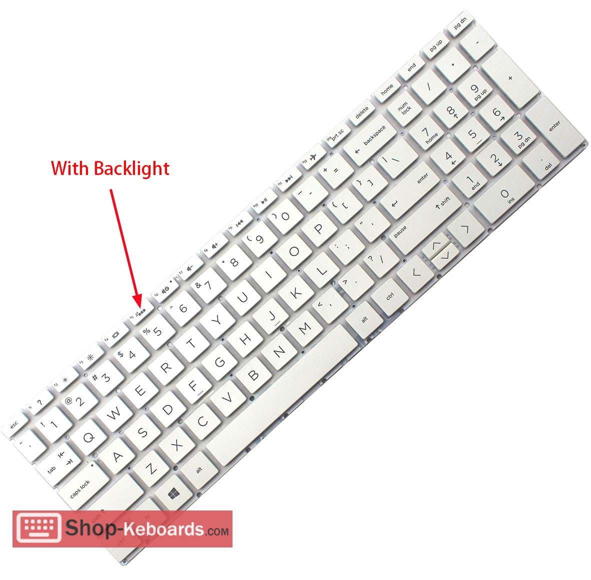 HP 15S-DU0XXX Keyboard replacement