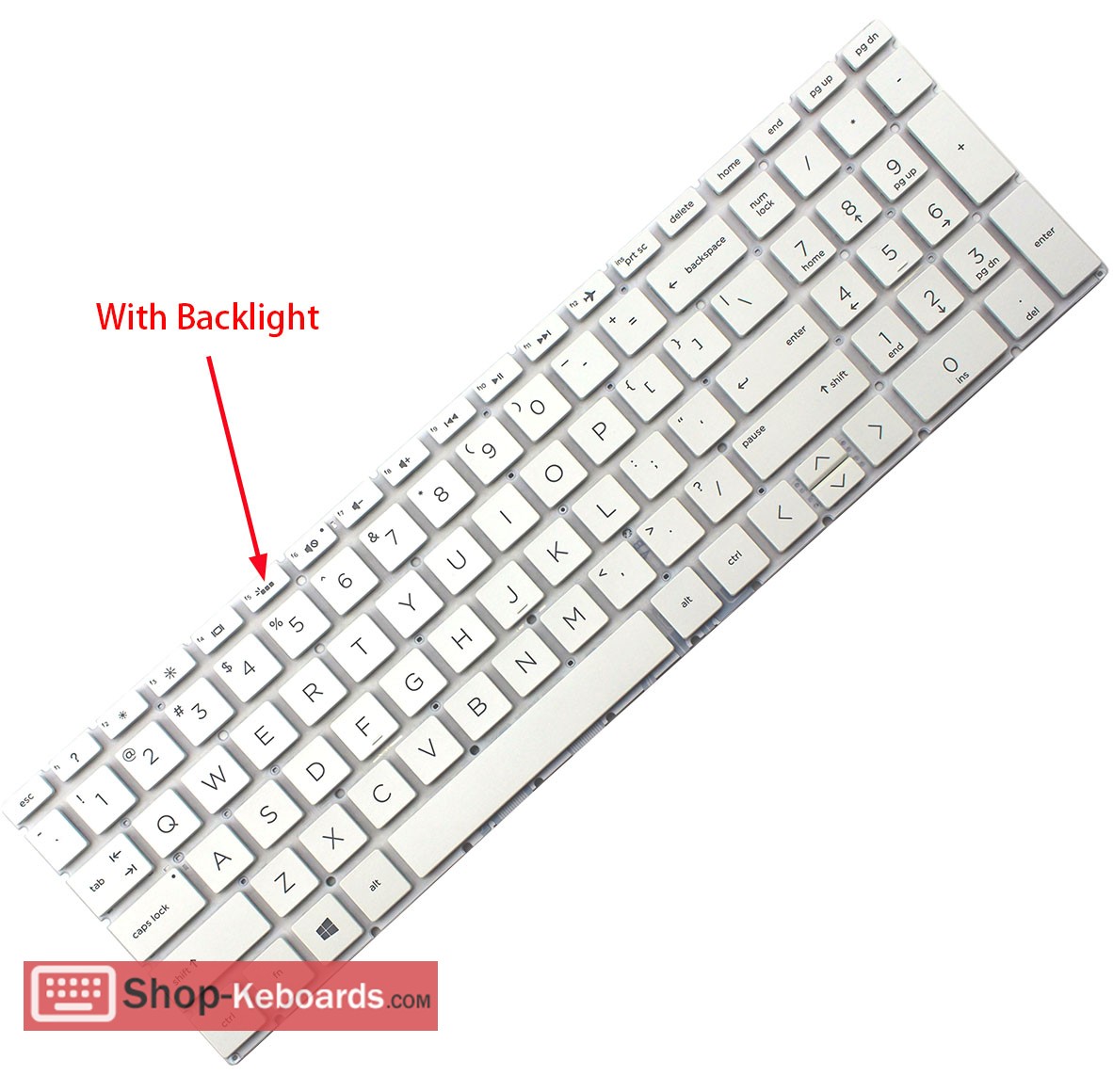 HP 15-DA0030NK  Keyboard replacement