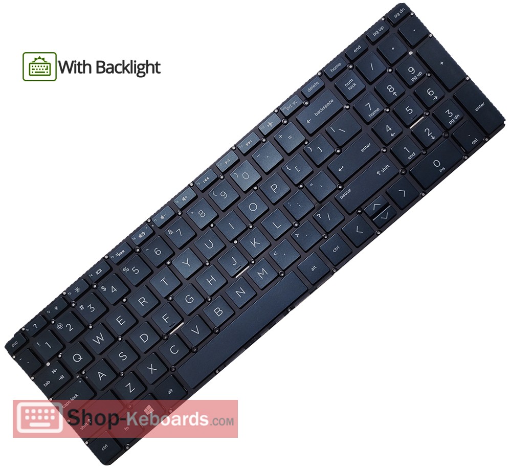 HP SPECTRE X360 15-DF0322NG 5KS95EA  Keyboard replacement