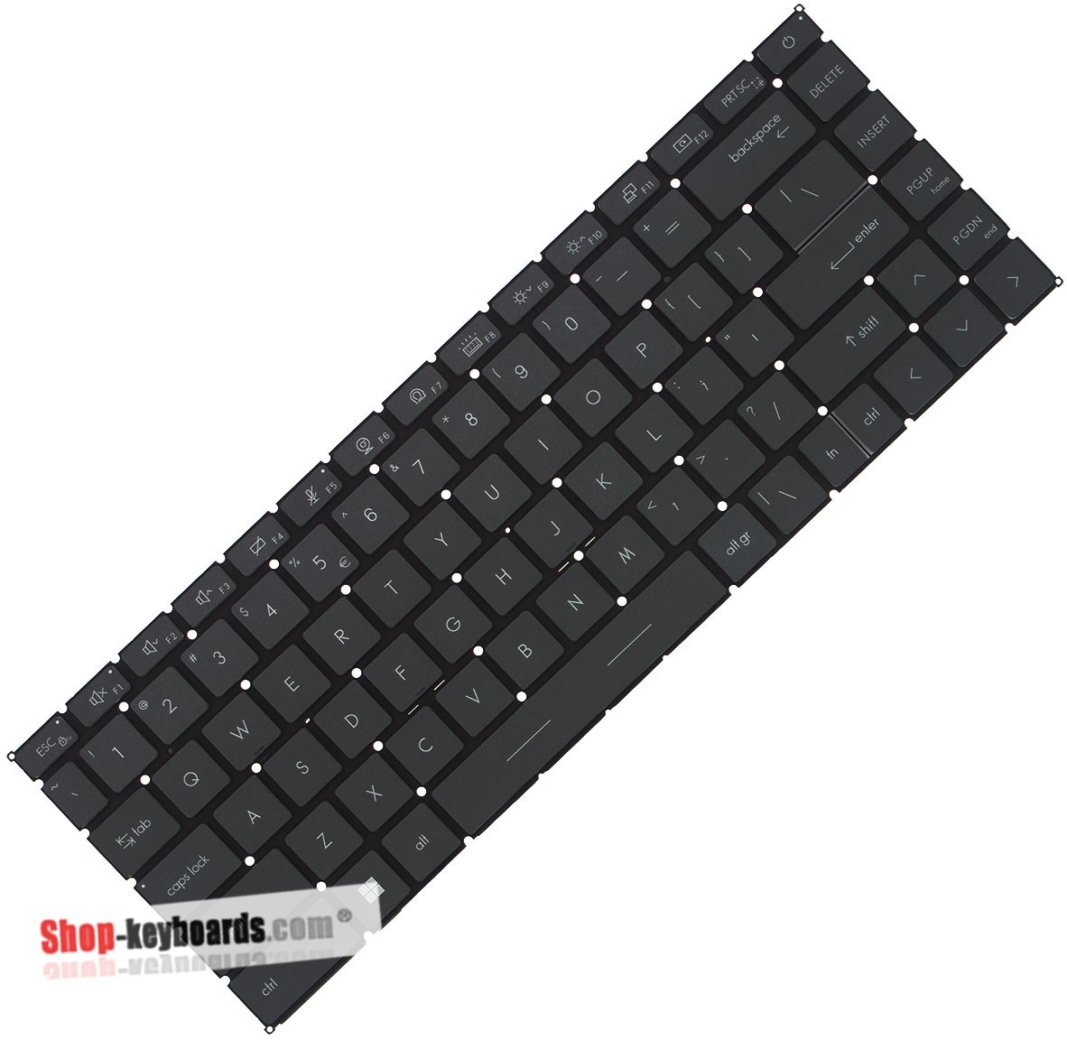 MSI WORKSTATION WS66 10TMT-207  Keyboard replacement