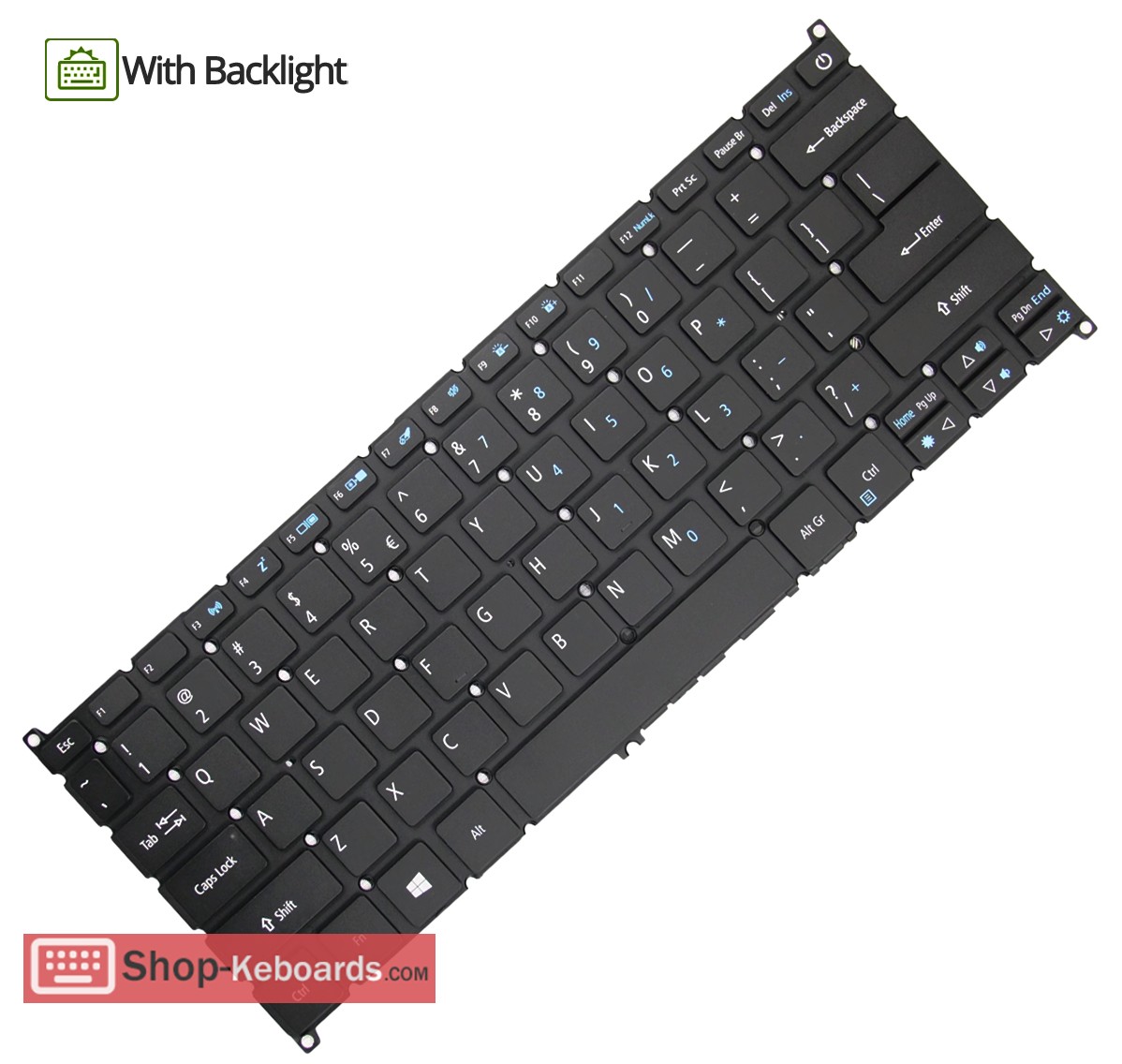 Acer SWIFT 3 swift-3-sf314-52-53je-53JE  Keyboard replacement