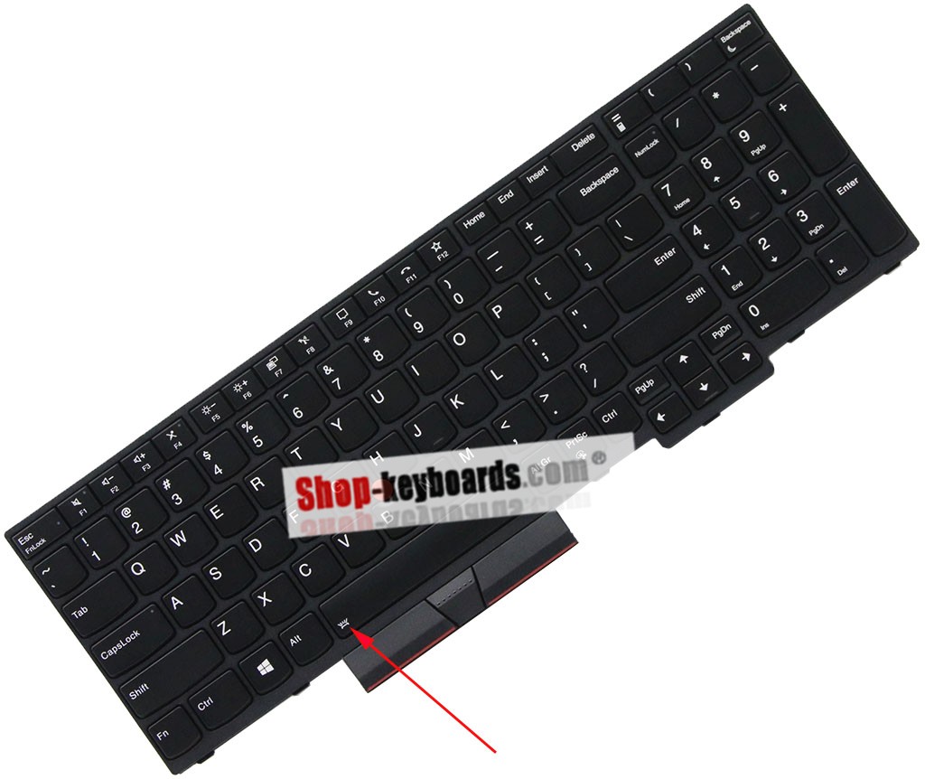 Lenovo 5N21B08414 Keyboard replacement