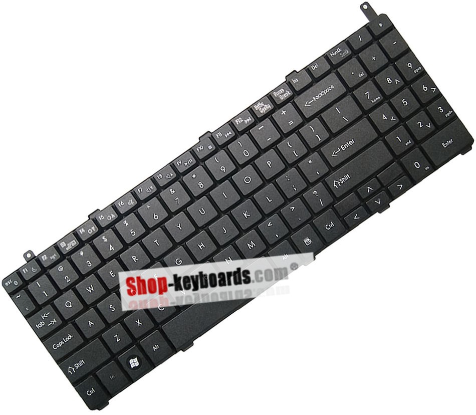 Wortmann MP-08G66F0-9201H Keyboard replacement
