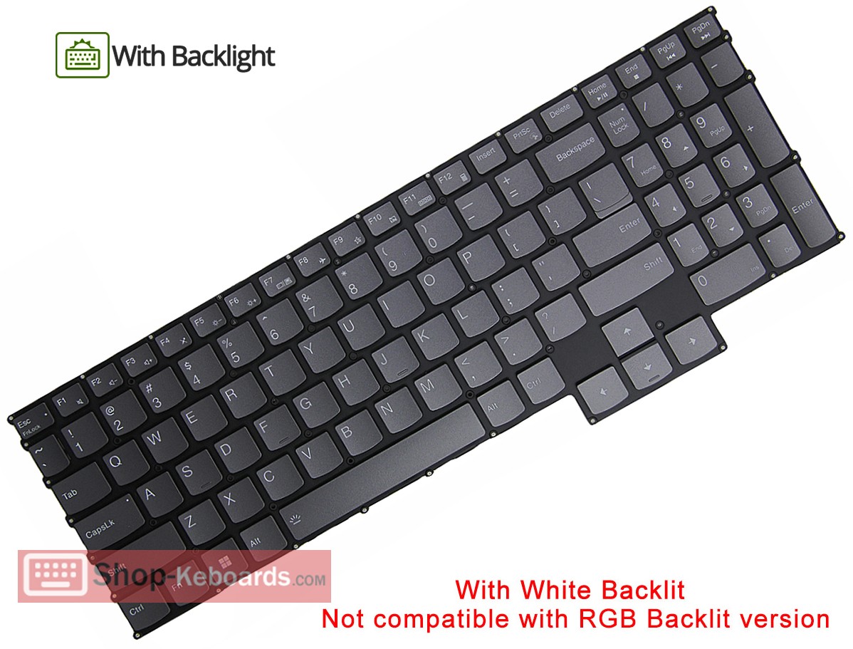 Lenovo Legion 5 15IAH7H Keyboard replacement