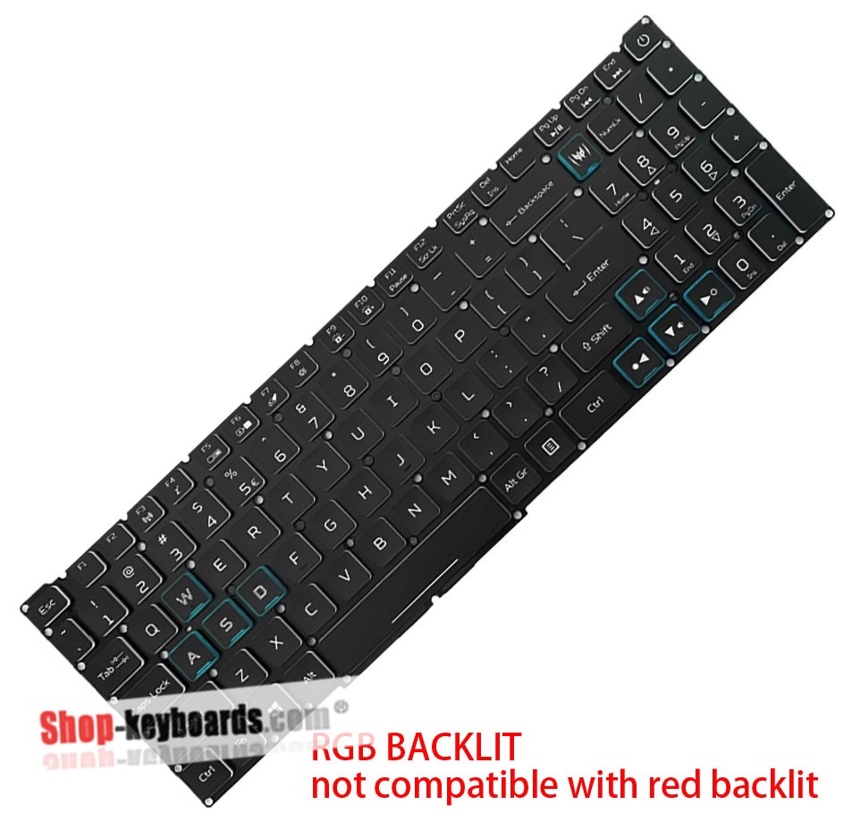 Acer NITRO nitro-an515-43-r9k7-R9K7  Keyboard replacement