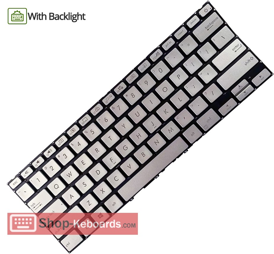 Asus UX434FQ-A5020R  Keyboard replacement