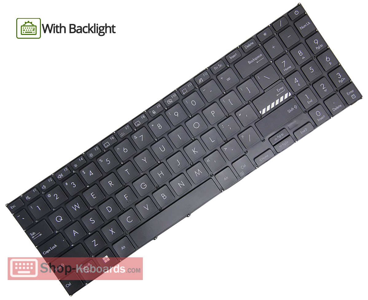 Asus X1502VA Keyboard replacement