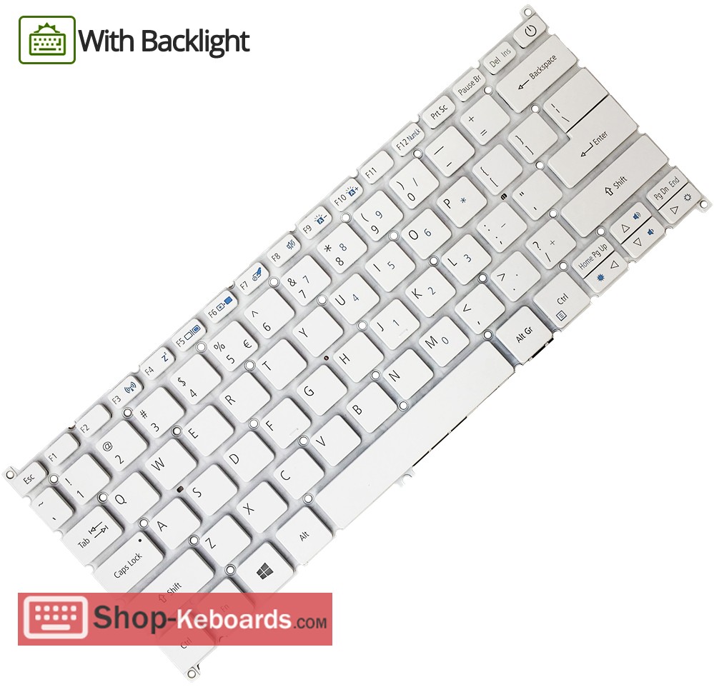 Acer SWIFT 5 swift-5-sf514-51-773s-773S  Keyboard replacement