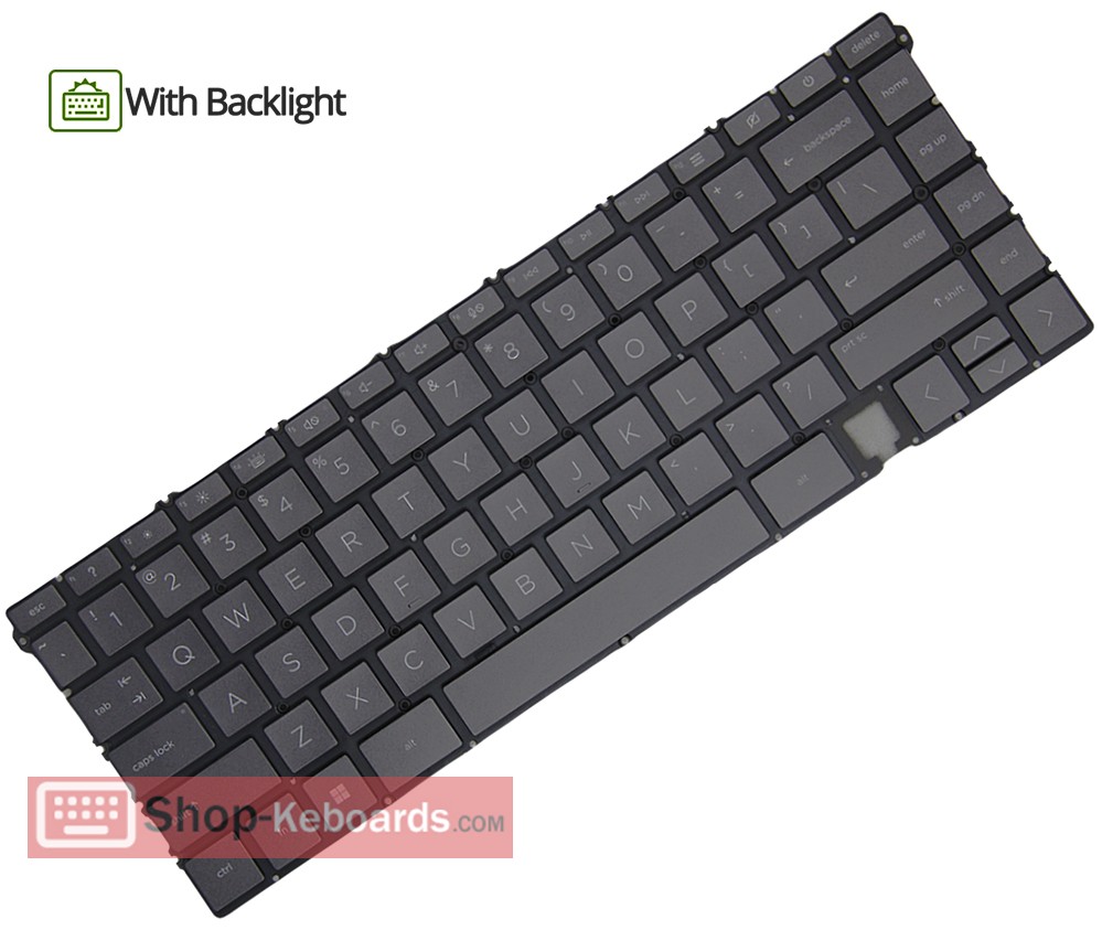 HP SPECTRE X360 16-F0051NA  Keyboard replacement