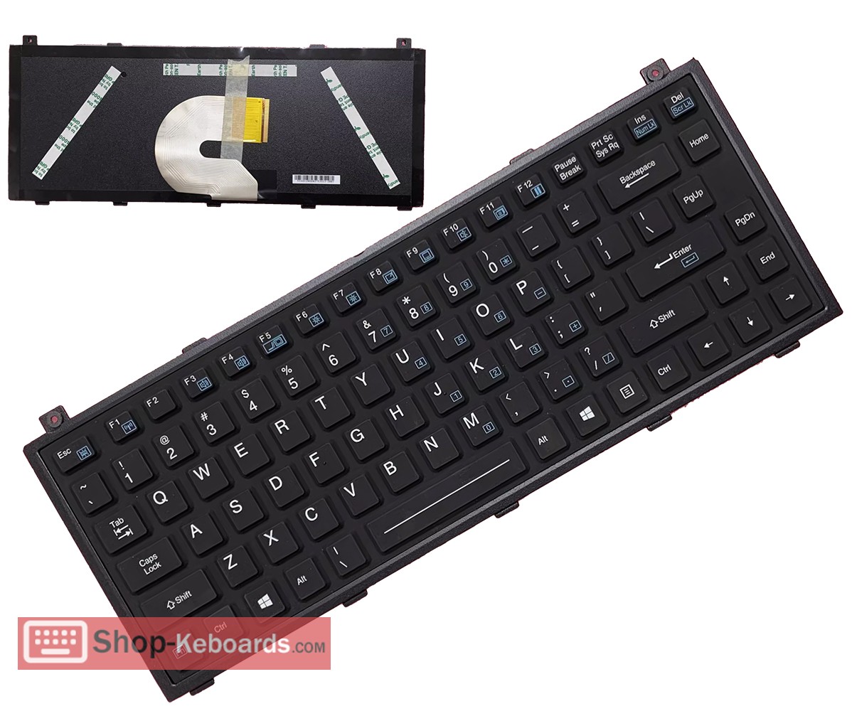 GETAC 53101290082712023 Keyboard replacement
