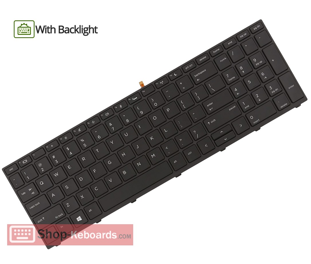 HP L00740-161 Keyboard replacement