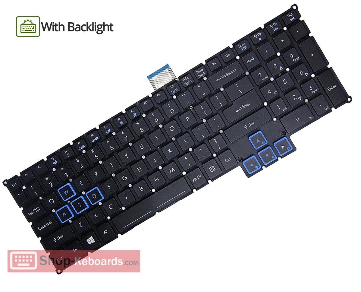 Acer PREDATOR 15 G9-593-74BY  Keyboard replacement