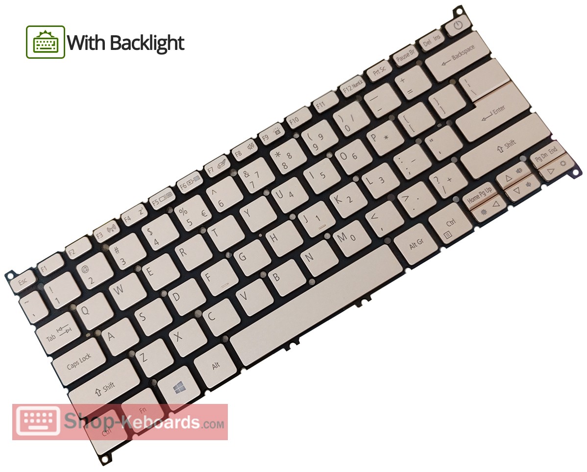 Acer SWIFT 5 SF514-52T-59ZU  Keyboard replacement