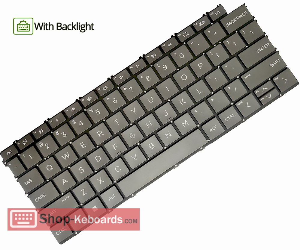 HP SPECTRE X360 16-AA0XXX Keyboard replacement