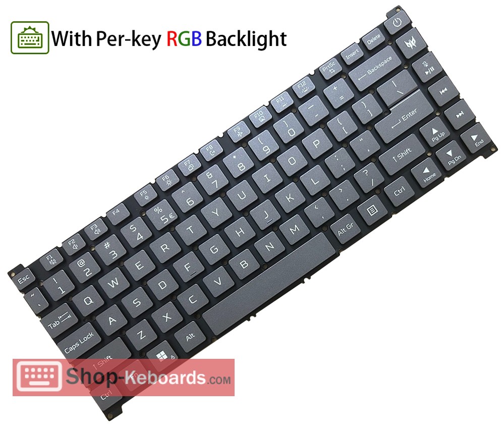 Acer PTX17-71-XXXX Keyboard replacement