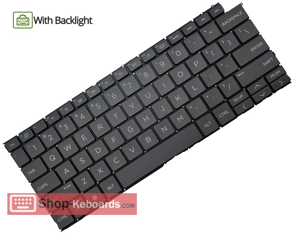 HP 9Z.NMVBV.001 Keyboard replacement