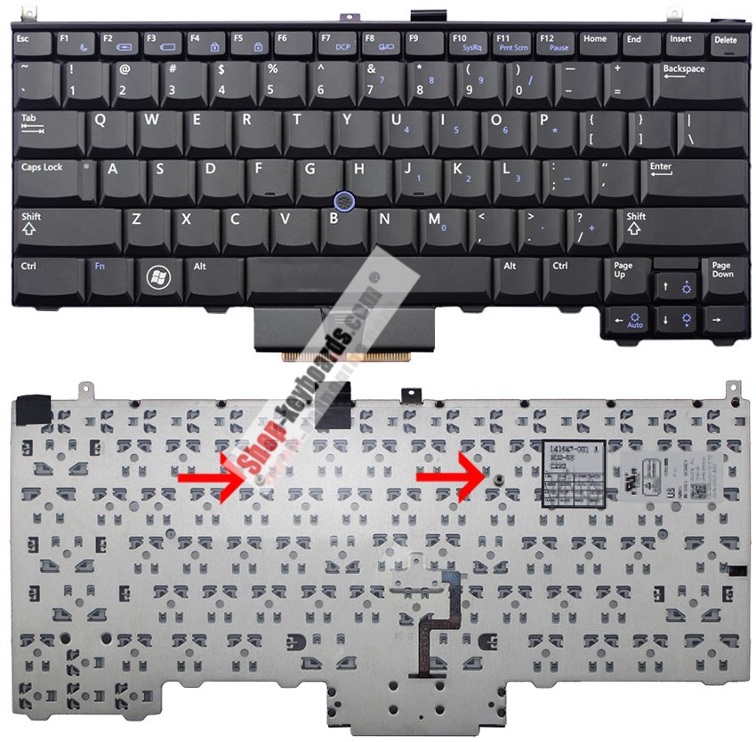 Dell 9Z.N4GBC.00A Keyboard replacement