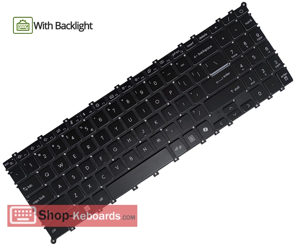MSI VenturePro A17 AI plus A3HWEG Keyboard replacement