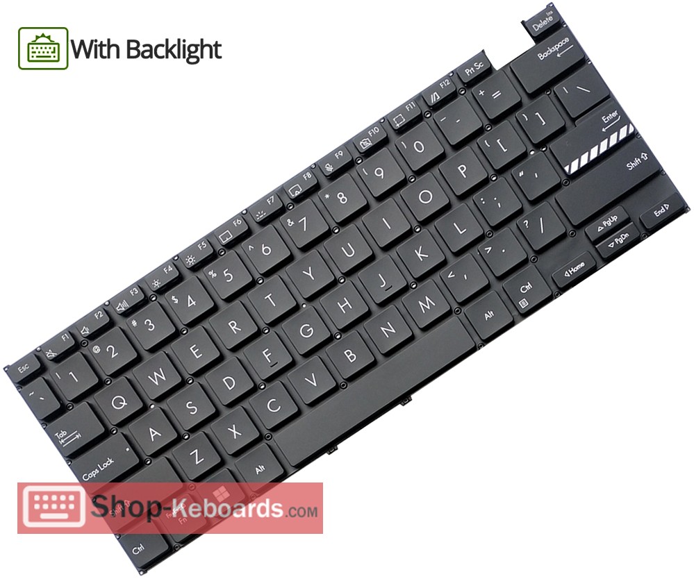 Asus 9Z.NLYBQ.A01 Keyboard replacement