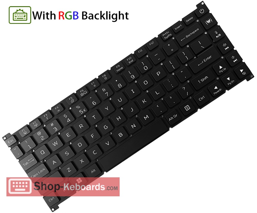 Acer PHN14-51-XXXX Keyboard replacement
