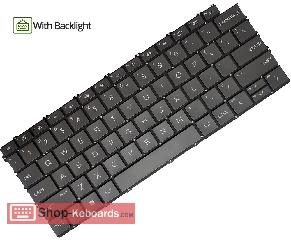 HP SPECTRE X360 16-AA0XXX Keyboard replacement